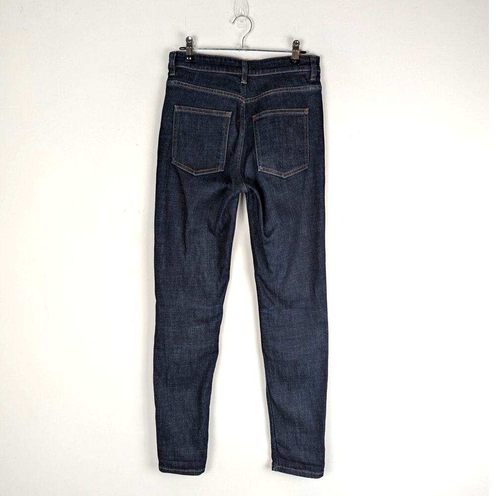 COS Women's Dark‎ Wash High Rise Skinny Fit Cropped Leg Jeans Size 28 - Picture 5 of 8